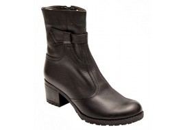 Ghete dama casual negre din piele naturala box GD204N